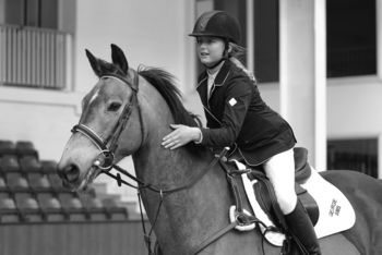 Bedfordshire’s young showjumper Georgia Sims is September’s NAF Shining Star
